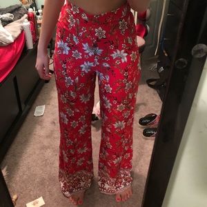 Cute summer floral pants